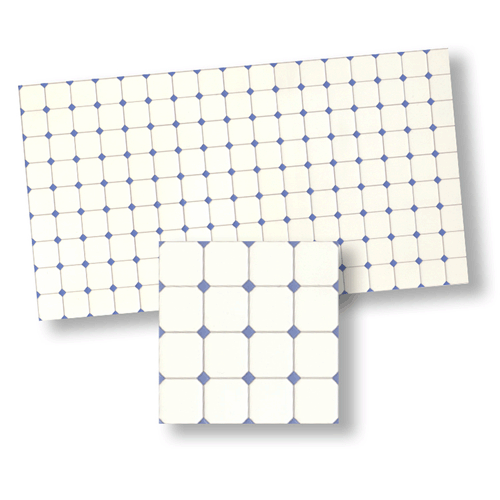 Dollhouse Miniature Tile, Blue Diamond, 4Pk, 1/24